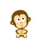 お猿のマー君（個別スタンプ：3）