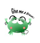 Froggy Life Diary (English Ver.)（個別スタンプ：3）