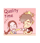 Bird-nest Hair daddy (Eng)（個別スタンプ：36）