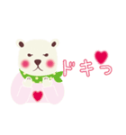 コワもて白クマさん（個別スタンプ：5）