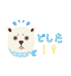 コワもて白クマさん（個別スタンプ：23）