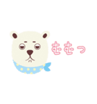 コワもて白クマさん（個別スタンプ：34）