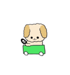 わたしのふわふわわんこ（個別スタンプ：7）
