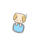 わたしのふわふわわんこ（個別スタンプ：21）