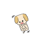 わたしのふわふわわんこ（個別スタンプ：35）