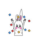 lovely rabbit, BunnyBunny（個別スタンプ：7）
