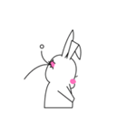 lovely rabbit, BunnyBunny（個別スタンプ：22）
