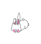 lovely rabbit, BunnyBunny（個別スタンプ：38）