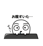 しろいさんとくろいさん2（個別スタンプ：34）