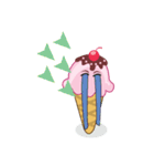 Delicious Cone Ice Cream（個別スタンプ：33）