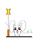 A Cute White Rabbit（個別スタンプ：13）