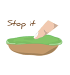 Green Tea Pinch Cake（個別スタンプ：24）