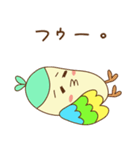 かわいいスズメの仲良しすずちゃん。（個別スタンプ：3）