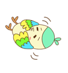 かわいいスズメの仲良しすずちゃん。（個別スタンプ：16）