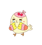 かわいいスズメの仲良しすずちゃん。（個別スタンプ：17）