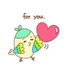 かわいいスズメの仲良しすずちゃん。（個別スタンプ：31）