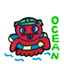 ヘルメット水族館（個別スタンプ：35）