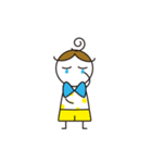 Little Girl ＆ Little Boy vol.1（個別スタンプ：4）