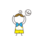 Little Girl ＆ Little Boy vol.1（個別スタンプ：5）