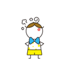 Little Girl ＆ Little Boy vol.1（個別スタンプ：13）