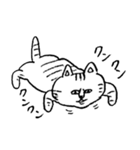 クールな赤ちゃんとシマシマ猫（個別スタンプ：27）