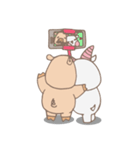 Piggo and Goaty（個別スタンプ：9）