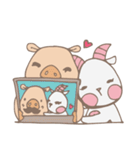 Piggo and Goaty（個別スタンプ：10）