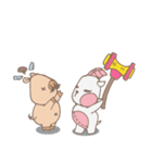 Piggo and Goaty（個別スタンプ：22）