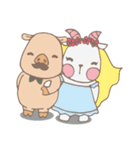 Piggo and Goaty（個別スタンプ：26）