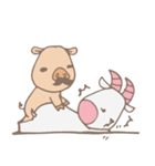 Piggo and Goaty（個別スタンプ：27）