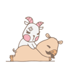 Piggo and Goaty（個別スタンプ：31）