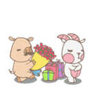 Piggo and Goaty（個別スタンプ：38）