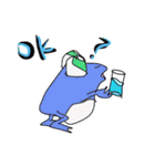 Blue-frog（個別スタンプ：6）