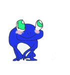 Blue-frog（個別スタンプ：9）