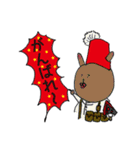 軍服うさぎ（個別スタンプ：2）