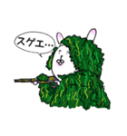 軍服うさぎ（個別スタンプ：4）