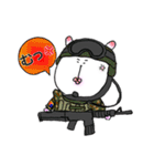 軍服うさぎ（個別スタンプ：17）