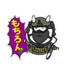 軍服うさぎ（個別スタンプ：27）