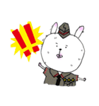 軍服うさぎ（個別スタンプ：28）