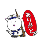 軍服うさぎ（個別スタンプ：33）
