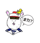 軍服うさぎ（個別スタンプ：34）