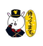軍服うさぎ（個別スタンプ：35）