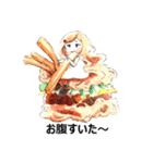 ラーメンガール、タマちゃん（個別スタンプ：9）
