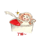 ラーメンガール、タマちゃん（個別スタンプ：36）