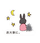 うさぎとハリ3（ふきだし）（個別スタンプ：34）