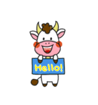 happiness cow（個別スタンプ：1）