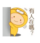 Yellow dress diving people-Pabe 1（個別スタンプ：6）