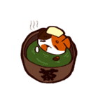 Super sticky tricolor mini dog（個別スタンプ：5）