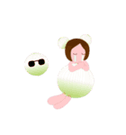 flower,fruit and vegetable babies（個別スタンプ：31）