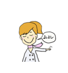 母と子の会話に〜教えて！育乳先生！〜（個別スタンプ：26）